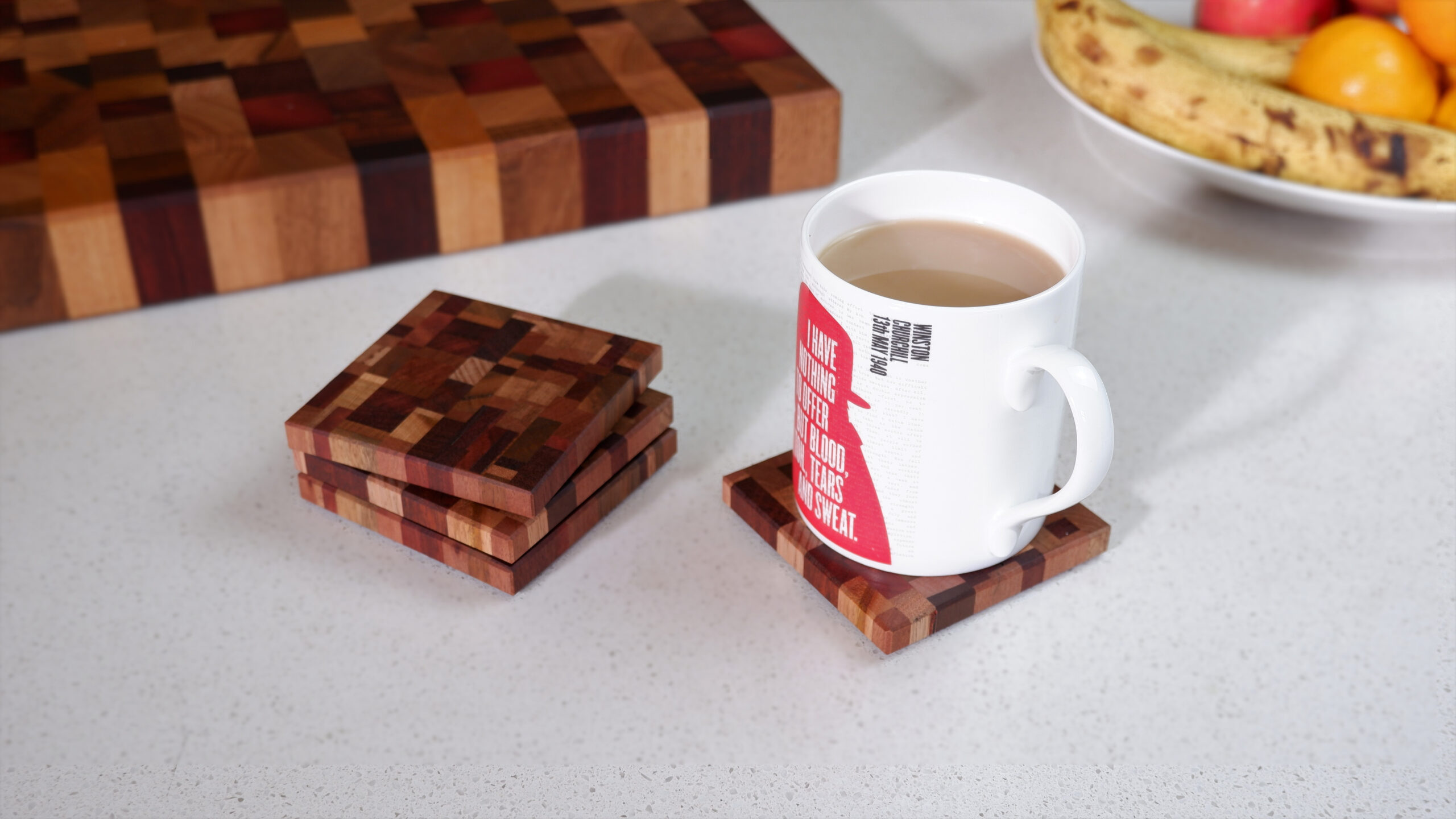 End Grain Hardwood Coasters